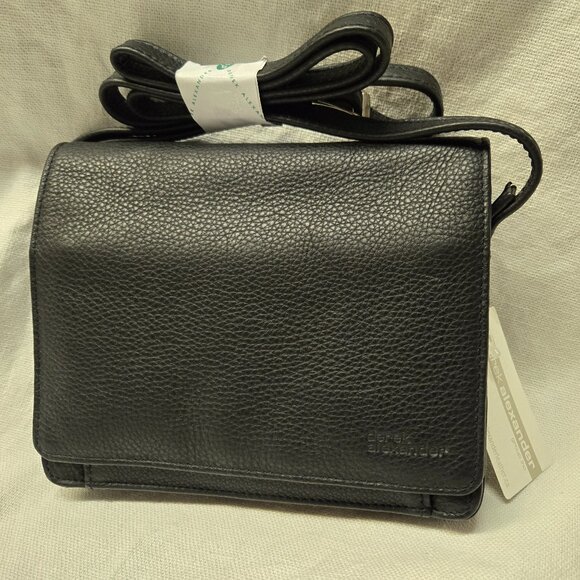 NWT Derek Alexander Classic Small Flap Organizer - Black - Picture 1 of 11